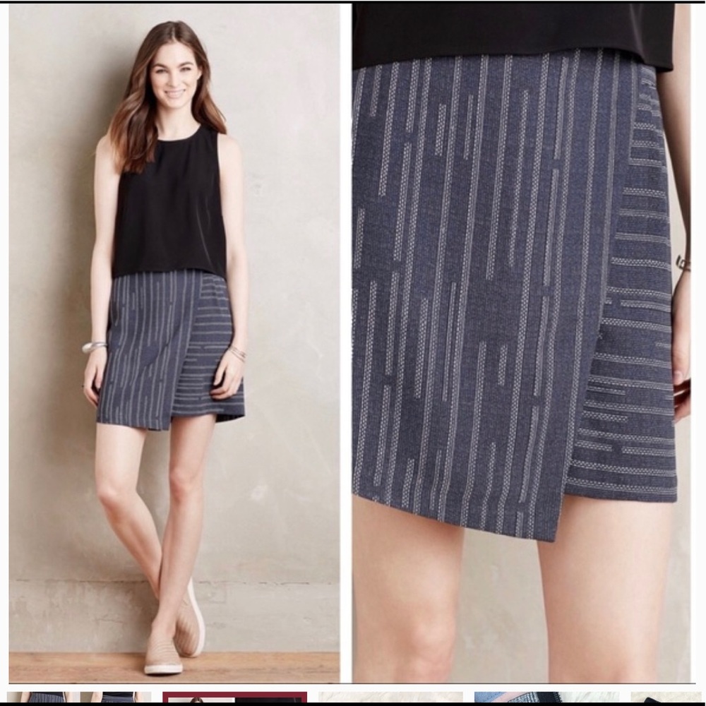 Anthropologie Elevenses Peoria Skort